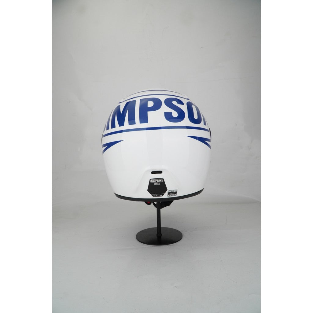Simpson Helmet Speed Bandit (12 O'Clock White)