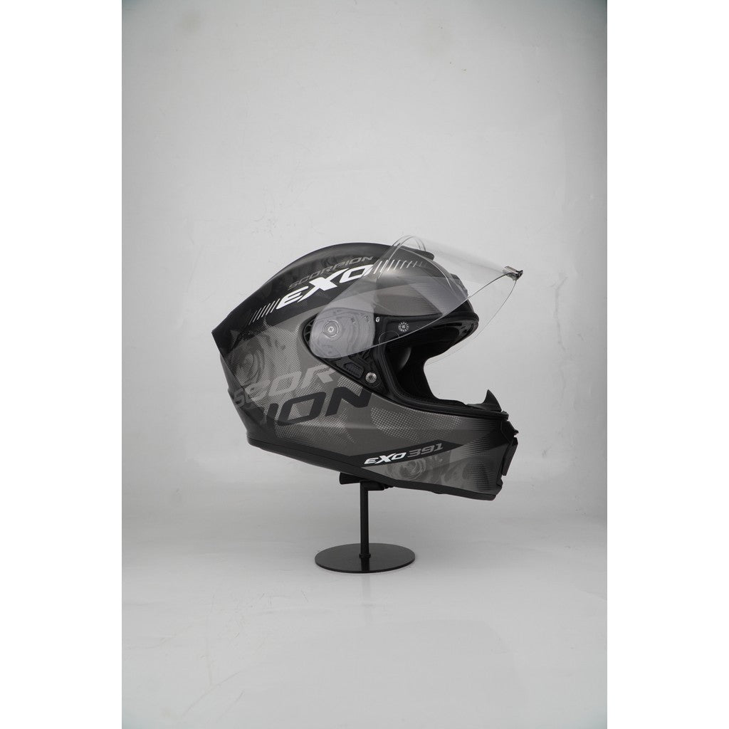 Scorpion Helmet Exo-391 (AVA MATT BLACK/SILVER)
