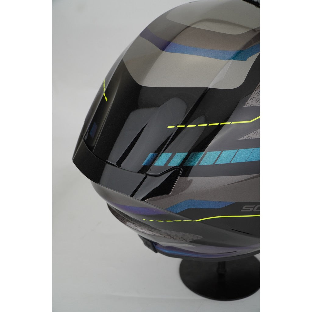 Scorpion Helmet Exo-391 (LEO BLACK/BLUE)