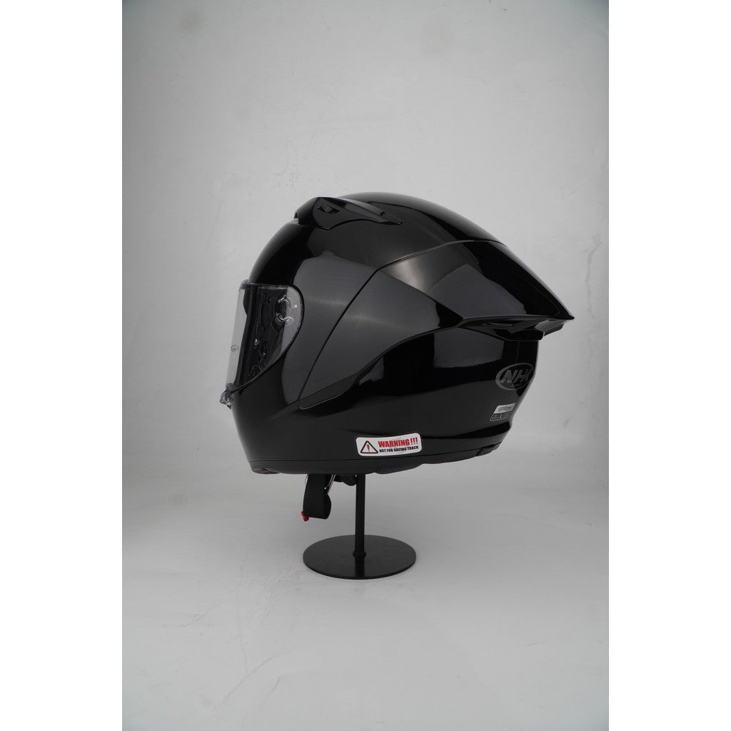 NHK HELMET GP-R Tech Solid - Black Glossy
