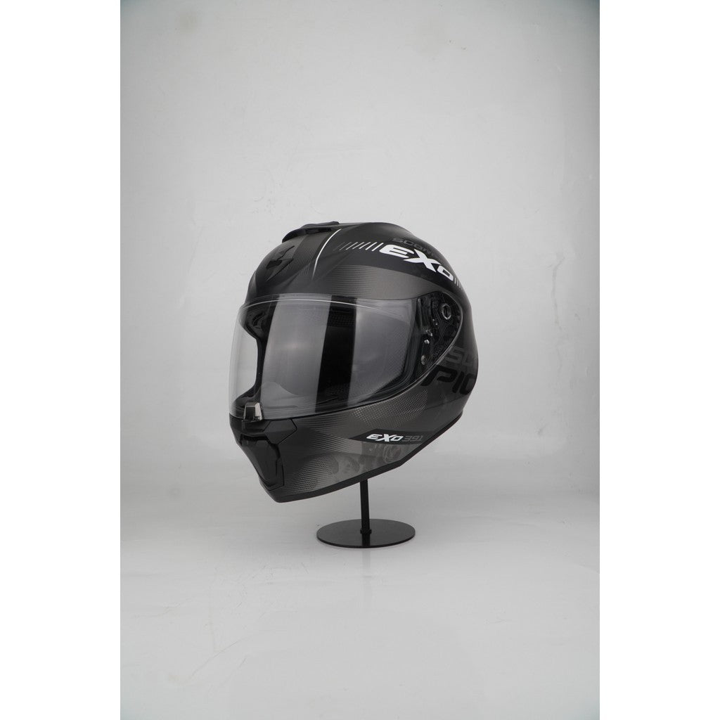 Scorpion Helmet Exo-391 (AVA MATT BLACK/SILVER)