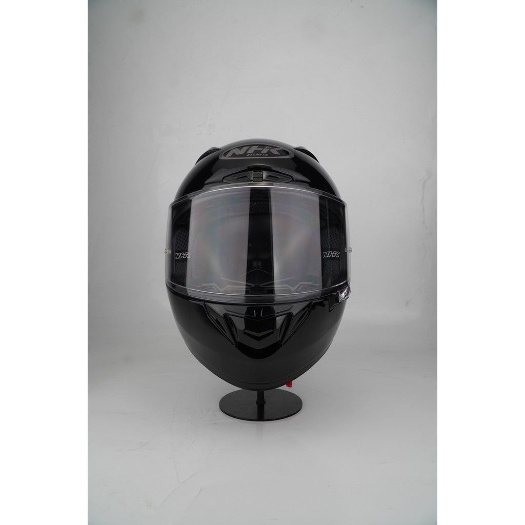 NHK HELMET GP-R Tech Solid - Black Glossy