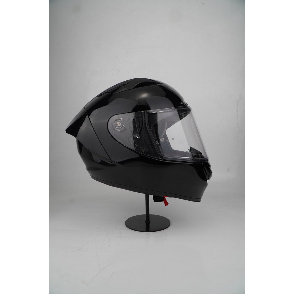 NHK HELMET GP-R Tech Solid - Black Glossy
