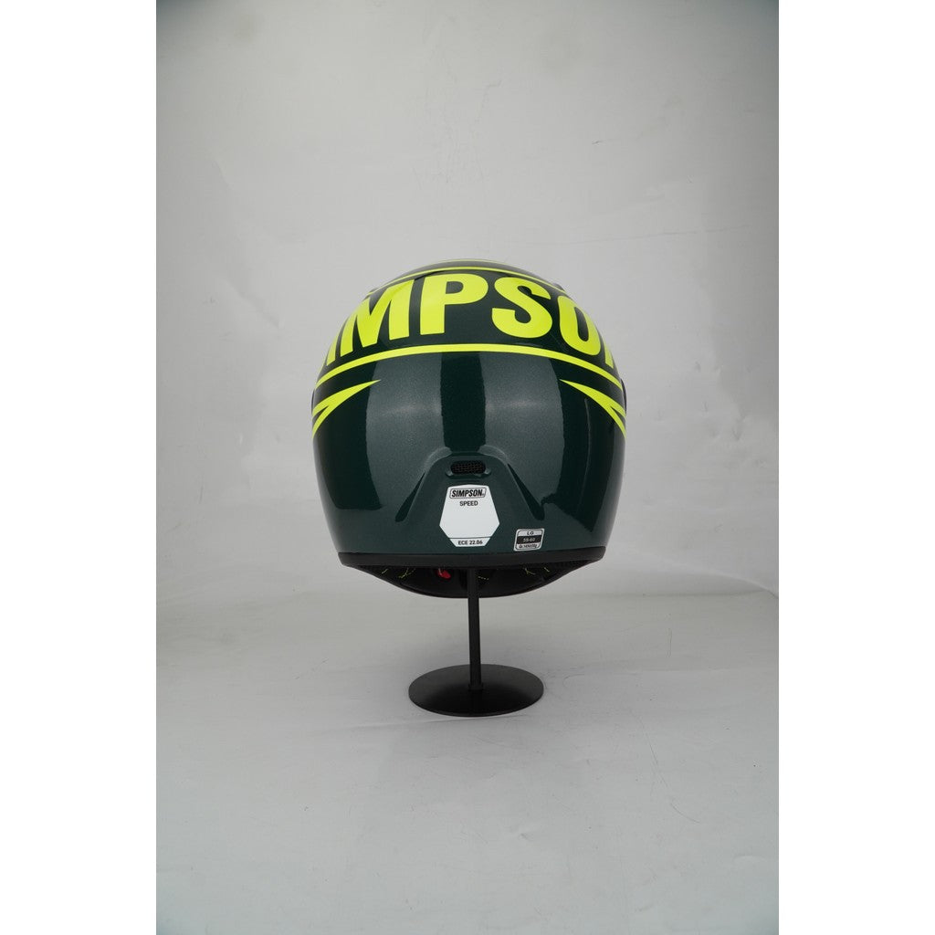 Simpson Helmet Speed Bandit (12 O'Clock Green)