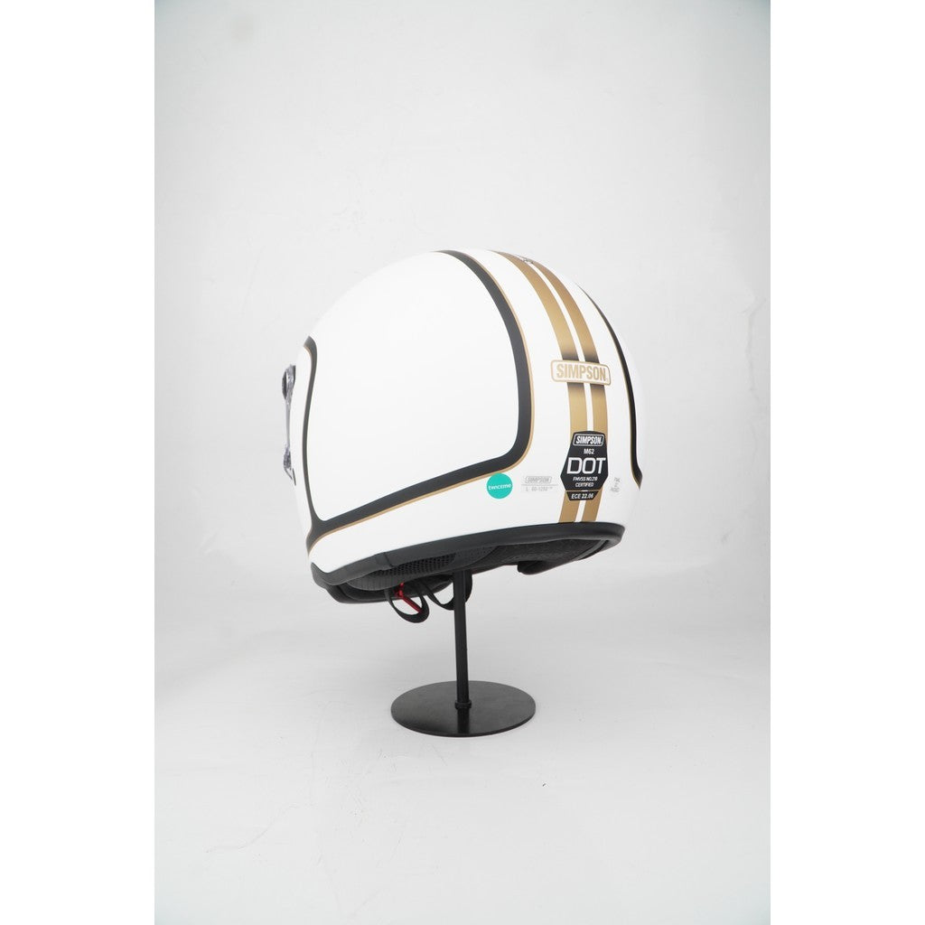 Simpson Helmet M62  (Honda Matt White)