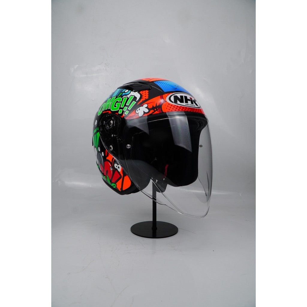 NHK HELMET S1GP S Bobend #10 - Black Glossy
