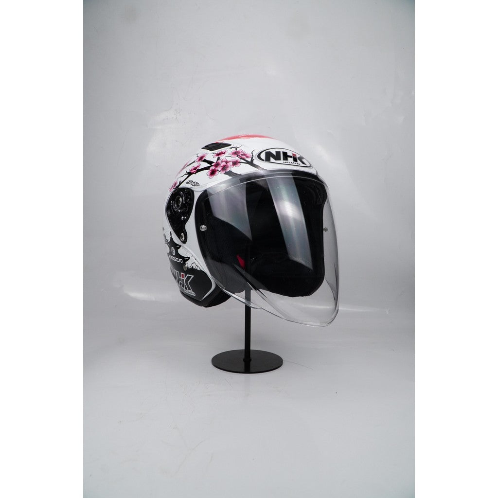NHK HELMET S1GP S Alonso 12 - White Glitter Gold Glossy