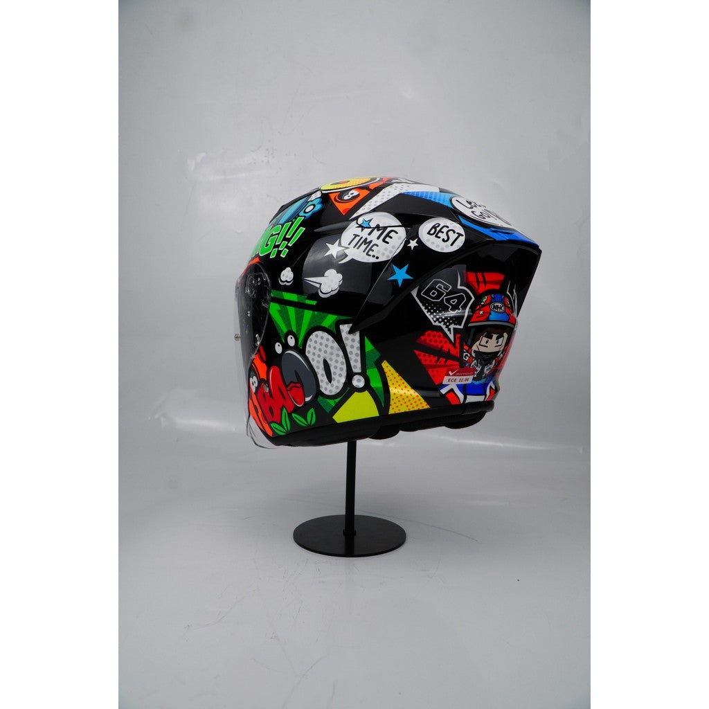 NHK HELMET S1GP S Bobend #10 - Black Glossy