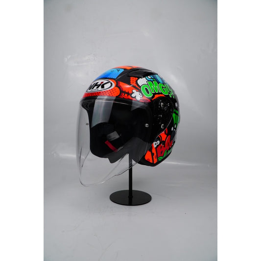 NHK HELMET S1GP S Bobend #10 - Black Glossy