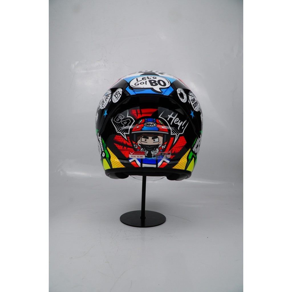 NHK HELMET S1GP S Bobend #10 - Black Glossy