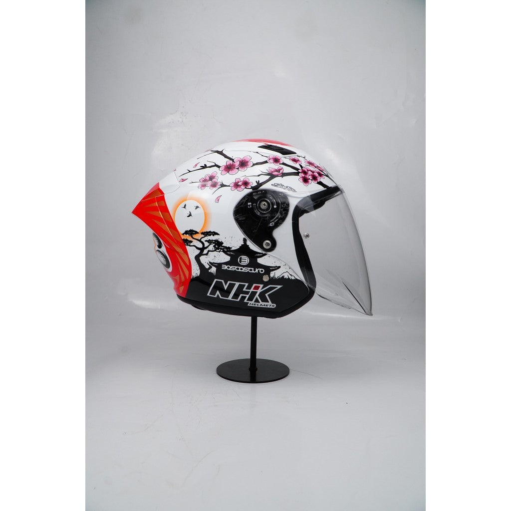NHK HELMET S1GP S Alonso 12 - White Glitter Gold Glossy