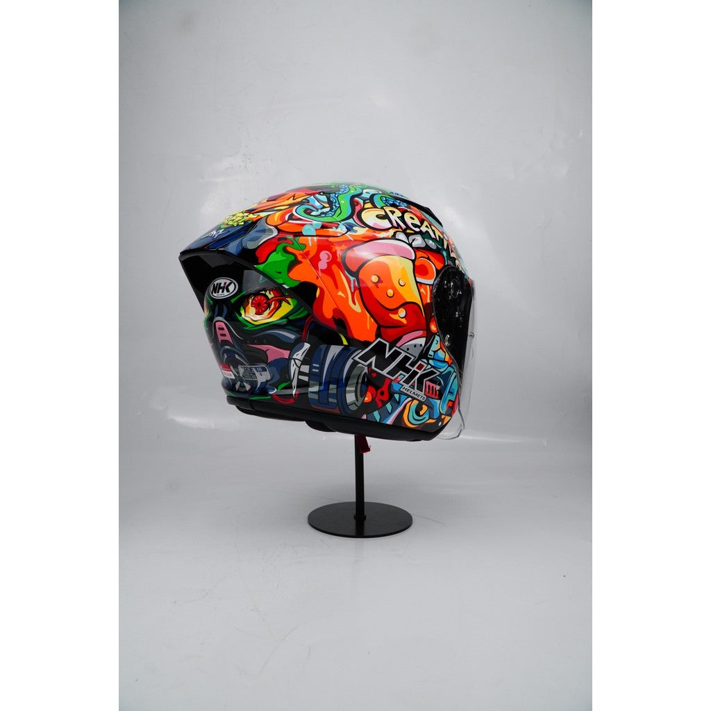 NHK HELMET S1GP S Alonso 16 - Black Glossy