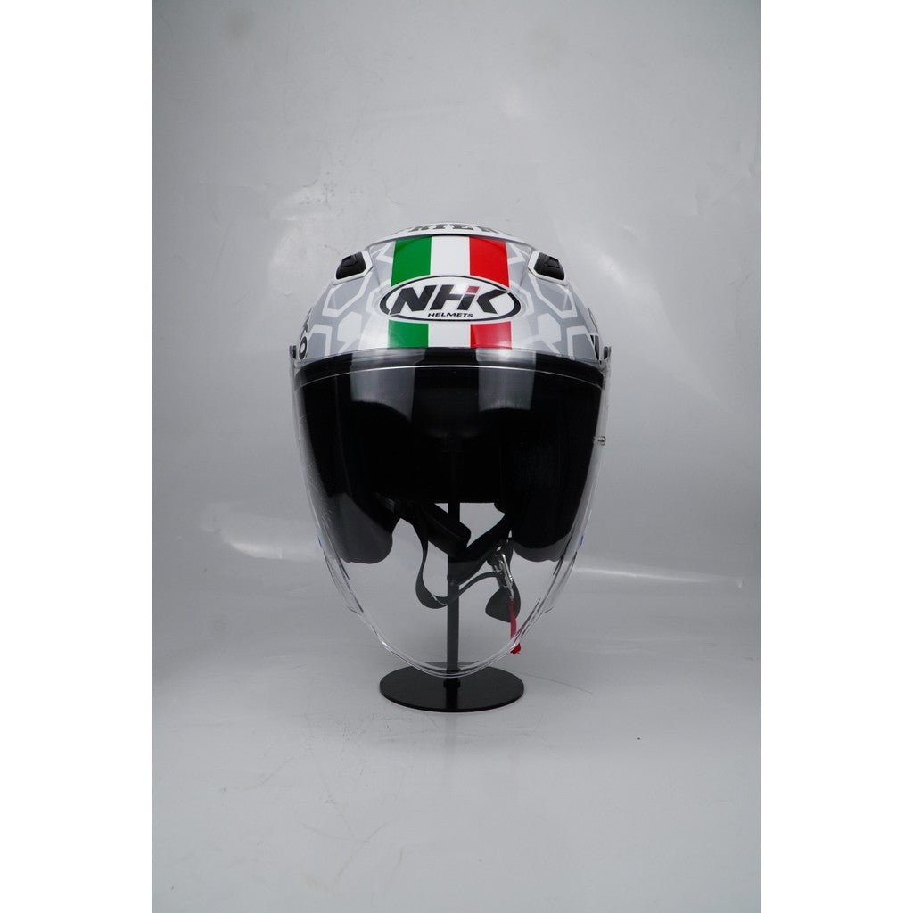 NHK HELMET S1GP S Mateo Ferrarri #2 - White Glossy