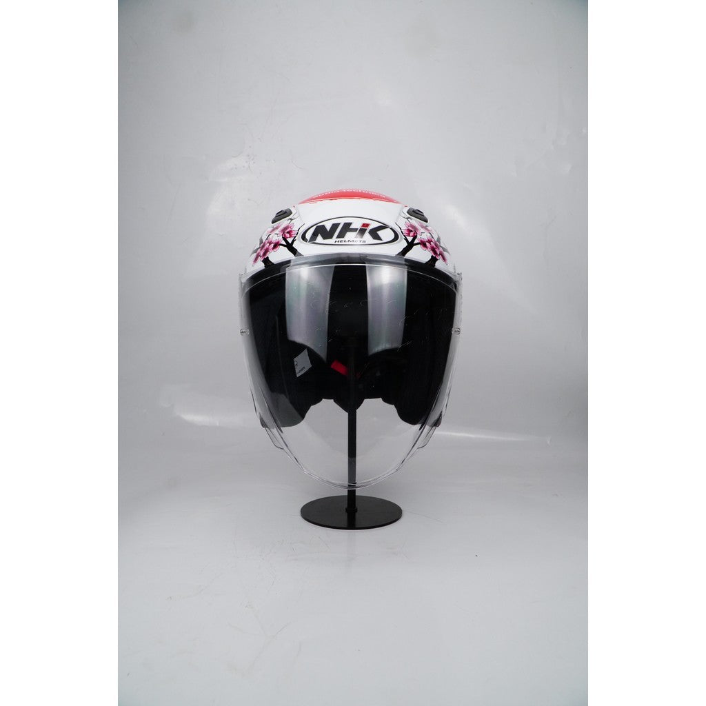 NHK HELMET S1GP S Alonso 12 - White Glitter Gold Glossy