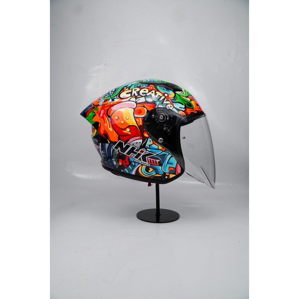 NHK HELMET S1GP S Alonso 16 - Black Glossy