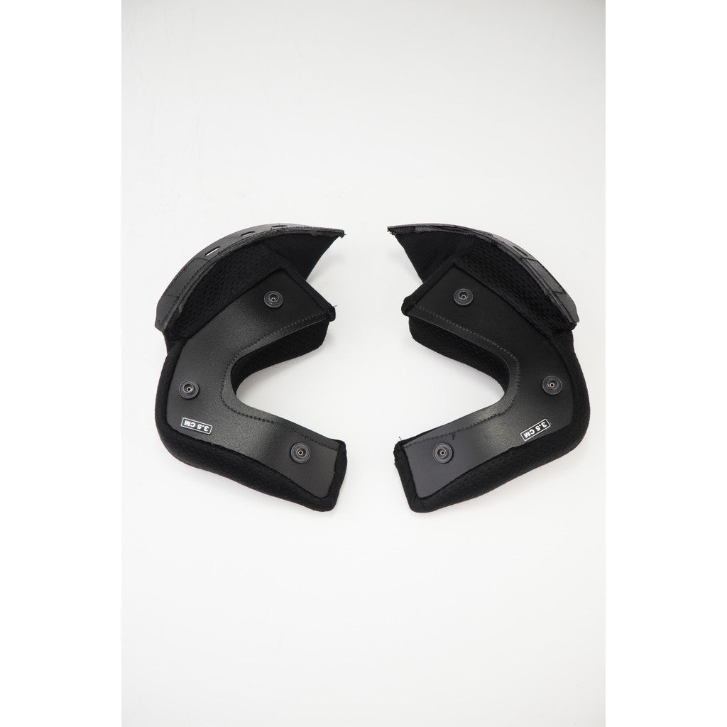 NHK HELMET S1GP  S Cheekpads Sparepart - Black