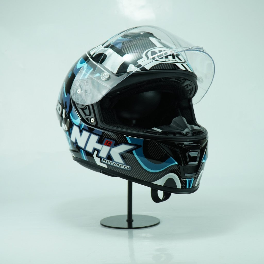 NHK Helmet K5R SV Nebula (Black/Blue Glossy)