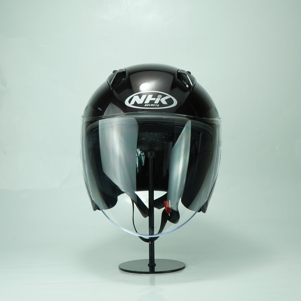 NHK Helmet R1S Solid (Crystal Dark Brown)