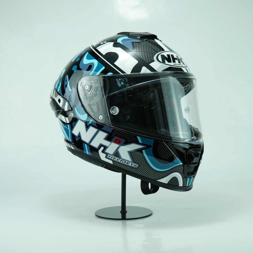 NHK Helmet K5R SV Nebula (Black/Blue Glossy)