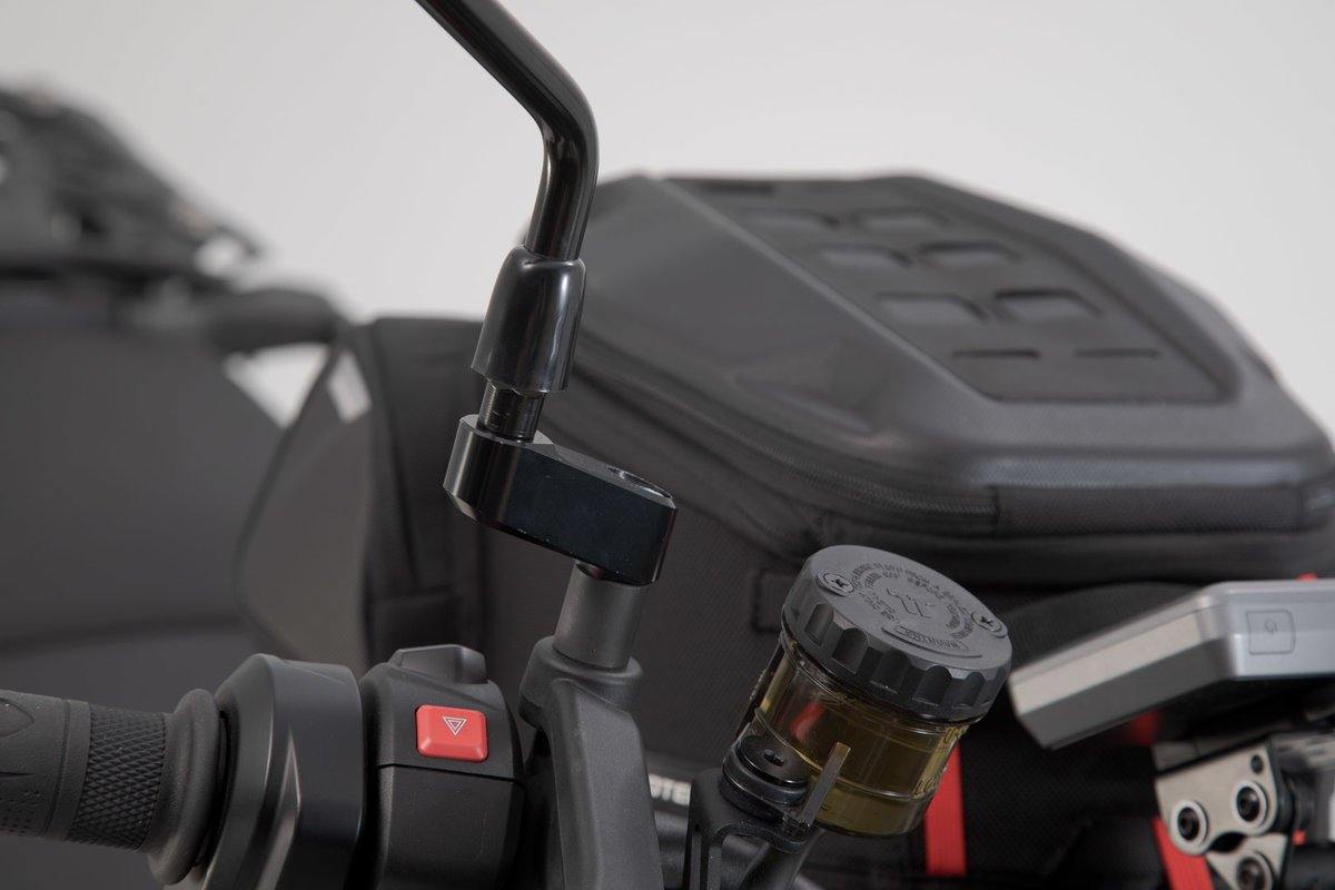 SW Motech Mirror Extension (Universal) (Black, M10x1.25) - Durian Bikers