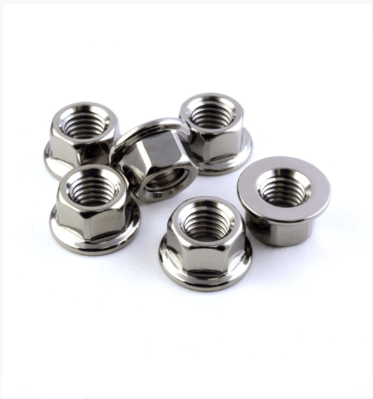 R&G Titanium Sprocket Nuts M10X1.25 (6 piece set) (Universal) - Durian Bikers