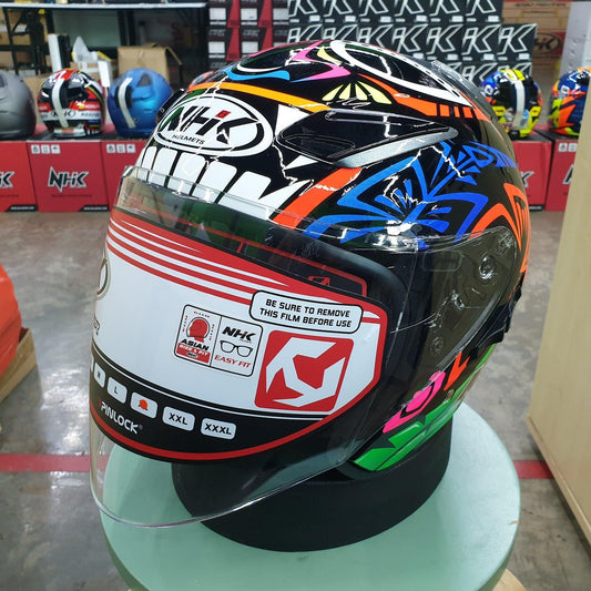 NHK Helmets R1 v2.0 Remi #2 (Dark Blue RM Glossy) - Durian Bikers