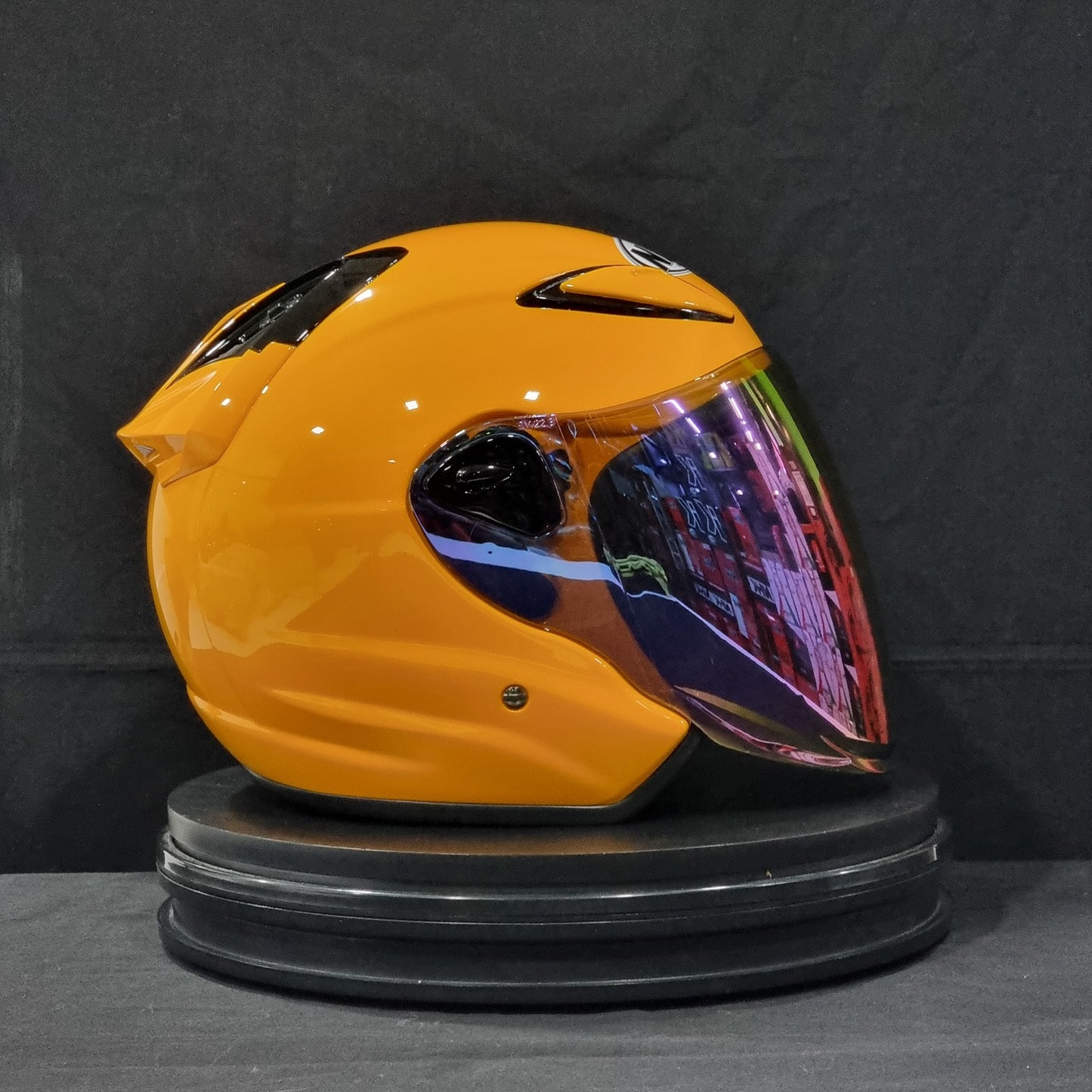 NHK Helmet R6 v2 Solid (Yellow Glossy)