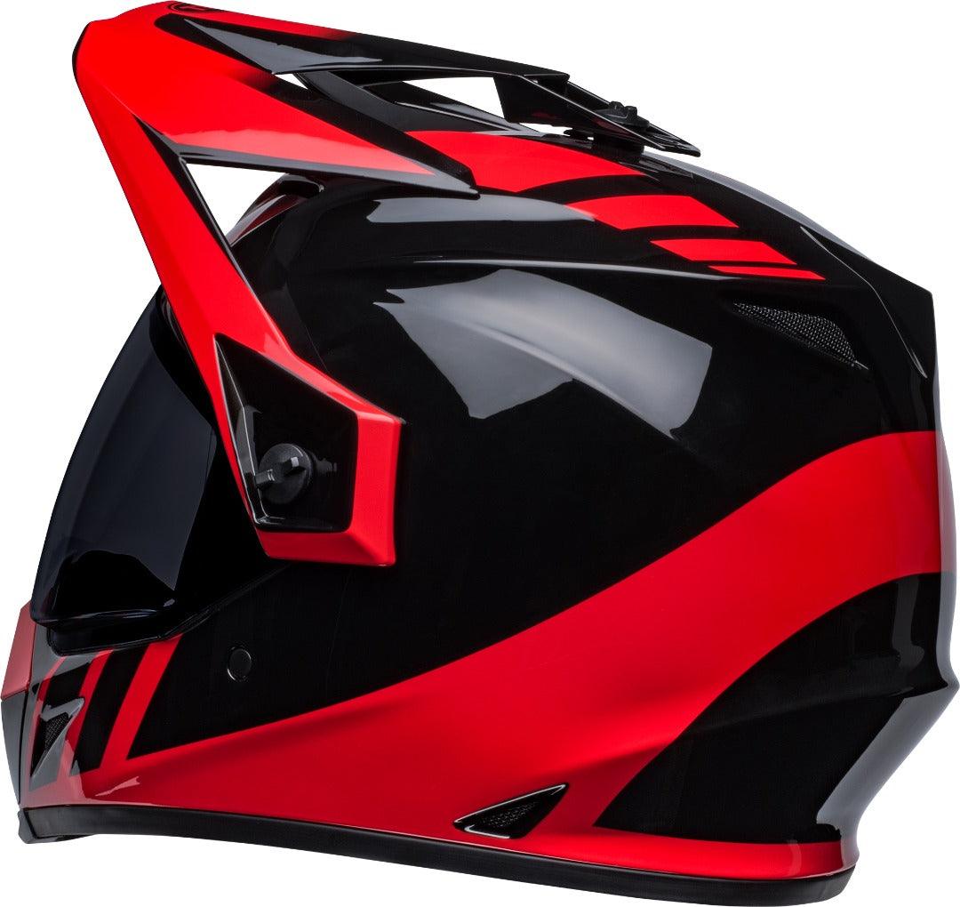 Bell MX-9 Adventure MIPS (Dash Black/ Red) - Durian Bikers