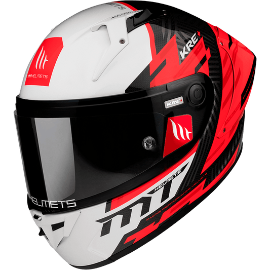 MT KRE+ Carbon Brush A5 Gloss Pearl Red - Durian Bikers