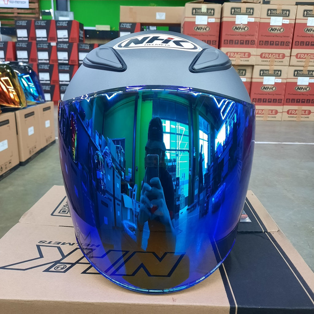 NHK Helmet R6 v2 Solid (Grey Matt)