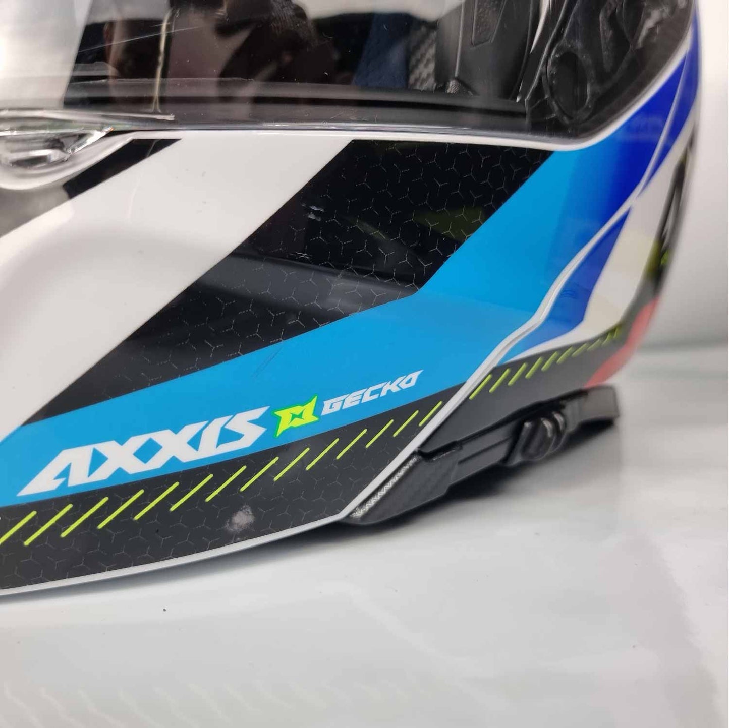 Axxis Helmet Gecko Shield (D7 Gloss Blue)