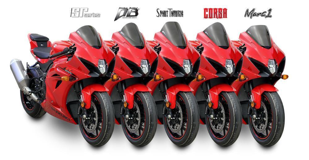 Zero Gravity Sport Touring Windscreen fits for Suzuki GSXR-1000 ('17-'19) (Light Smoke) - Durian Bikers