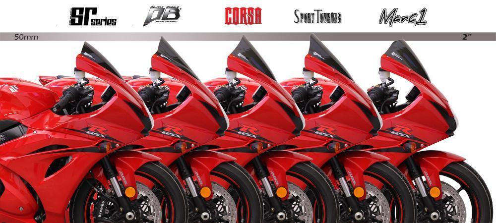 Zero Gravity Sport Touring Windscreen fits for Suzuki GSXR-1000 ('17-'19) (Light Smoke) - Durian Bikers