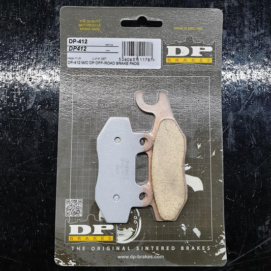 DP Brake Pads for Honda XL125 Varadero, Kawasaki Ninja 300, KLR 650, Suzuki Burgman 200, Triumph Tiger 1050, Daytona 1200 - Durian Bikers