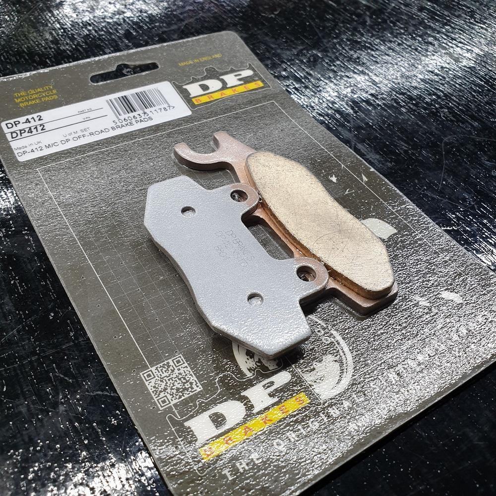 DP Brake Pads for Honda XL125 Varadero, Kawasaki Ninja 300, KLR 650, Suzuki Burgman 200, Triumph Tiger 1050, Daytona 1200 - Durian Bikers