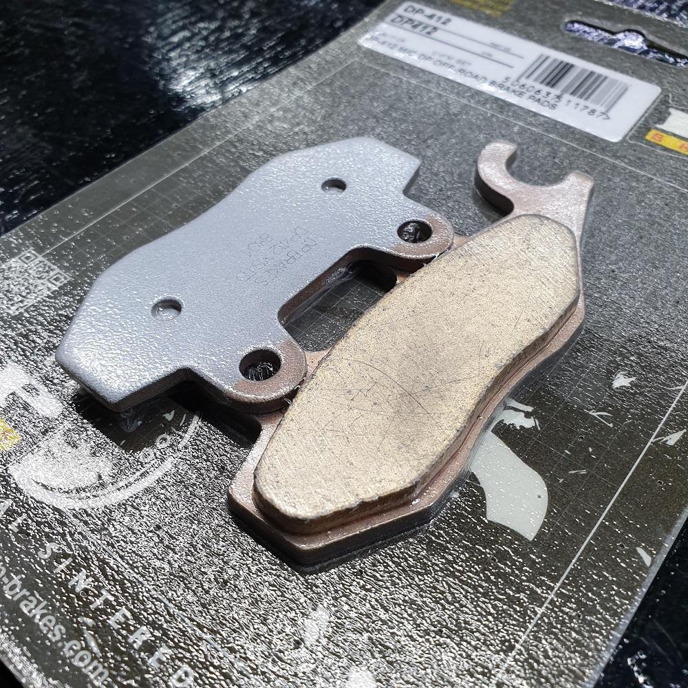 DP Brake Pads for Honda XL125 Varadero, Kawasaki Ninja 300, KLR 650, Suzuki Burgman 200, Triumph Tiger 1050, Daytona 1200 - Durian Bikers