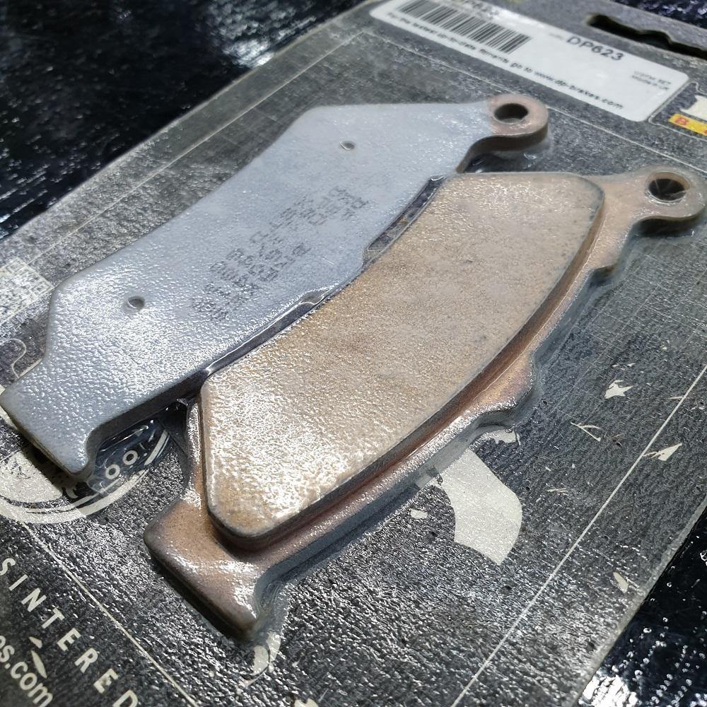 DP Brake Pads for BMW G650, F700, F750, R1200, K1600, Ducati Scrambler Sixty2, Sport Classic, Diavel, KTM Adventure 990 - Durian Bikers