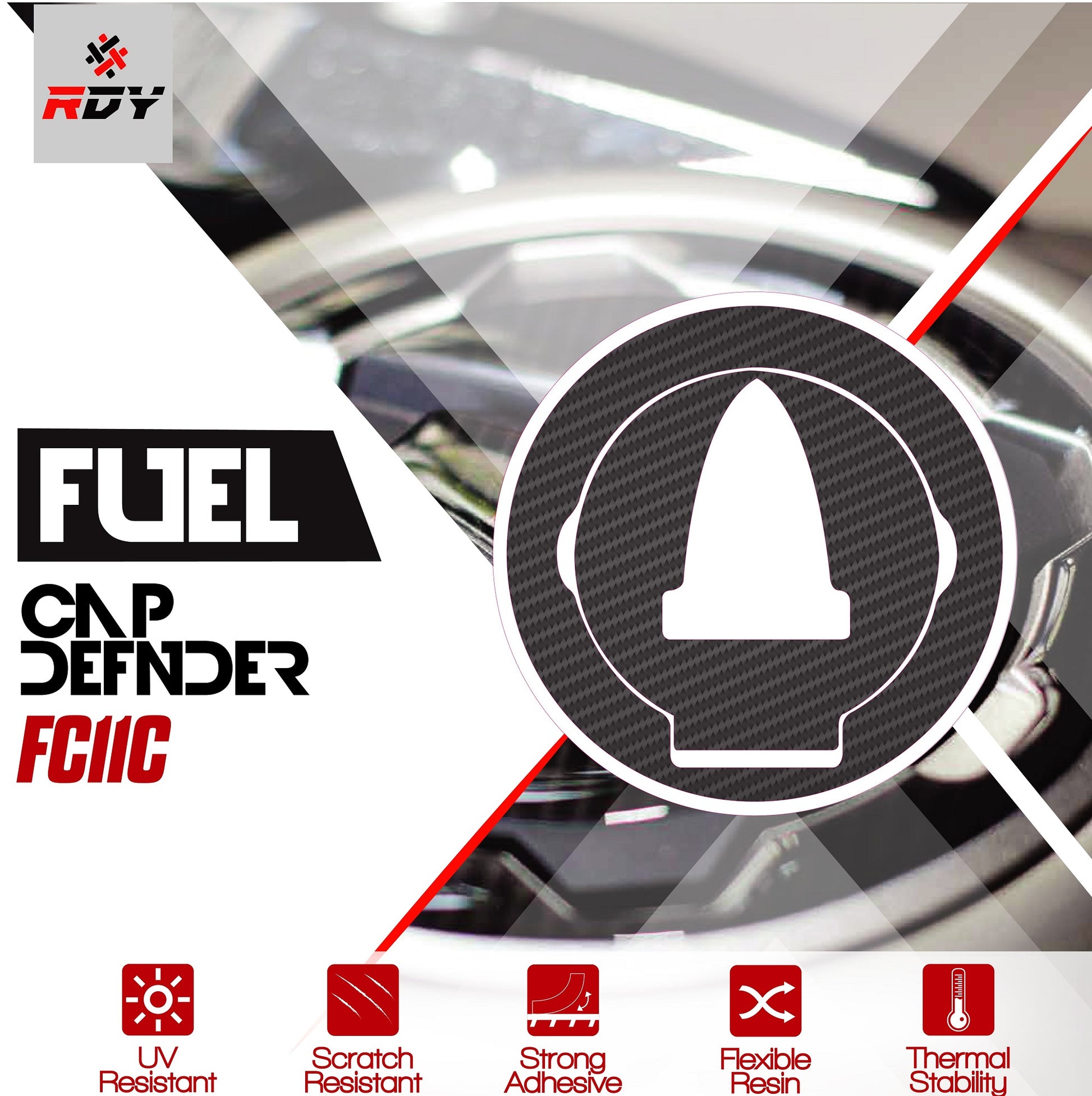 RDY Fuel Cap Defender fits for Aprilia Fuel Cap - Durian Bikers