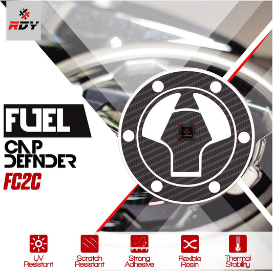 RDY Fuel Cap Defender fits for Kawasaki Fuel Cap (6 Holes) - Durian Bikers