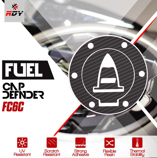 RDY Fuel Cap Defender fits for Ducati Fuel Cap (6 Holes) - Durian Bikers