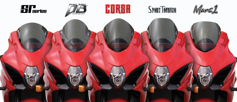 Zero Gravity Sport Touring Windscreen fits for Suzuki GSXR-1000 ('17-'19) (Light Smoke) - Durian Bikers