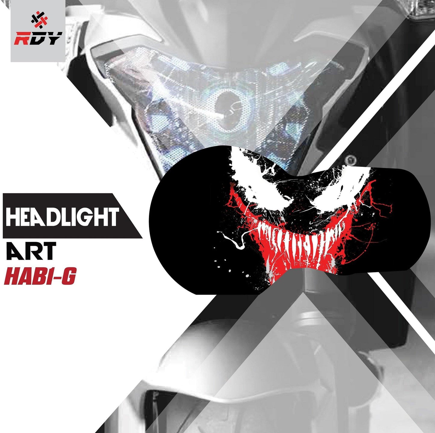 RDY Headlight Art fits for BMW R1000GS - Durian Bikers
