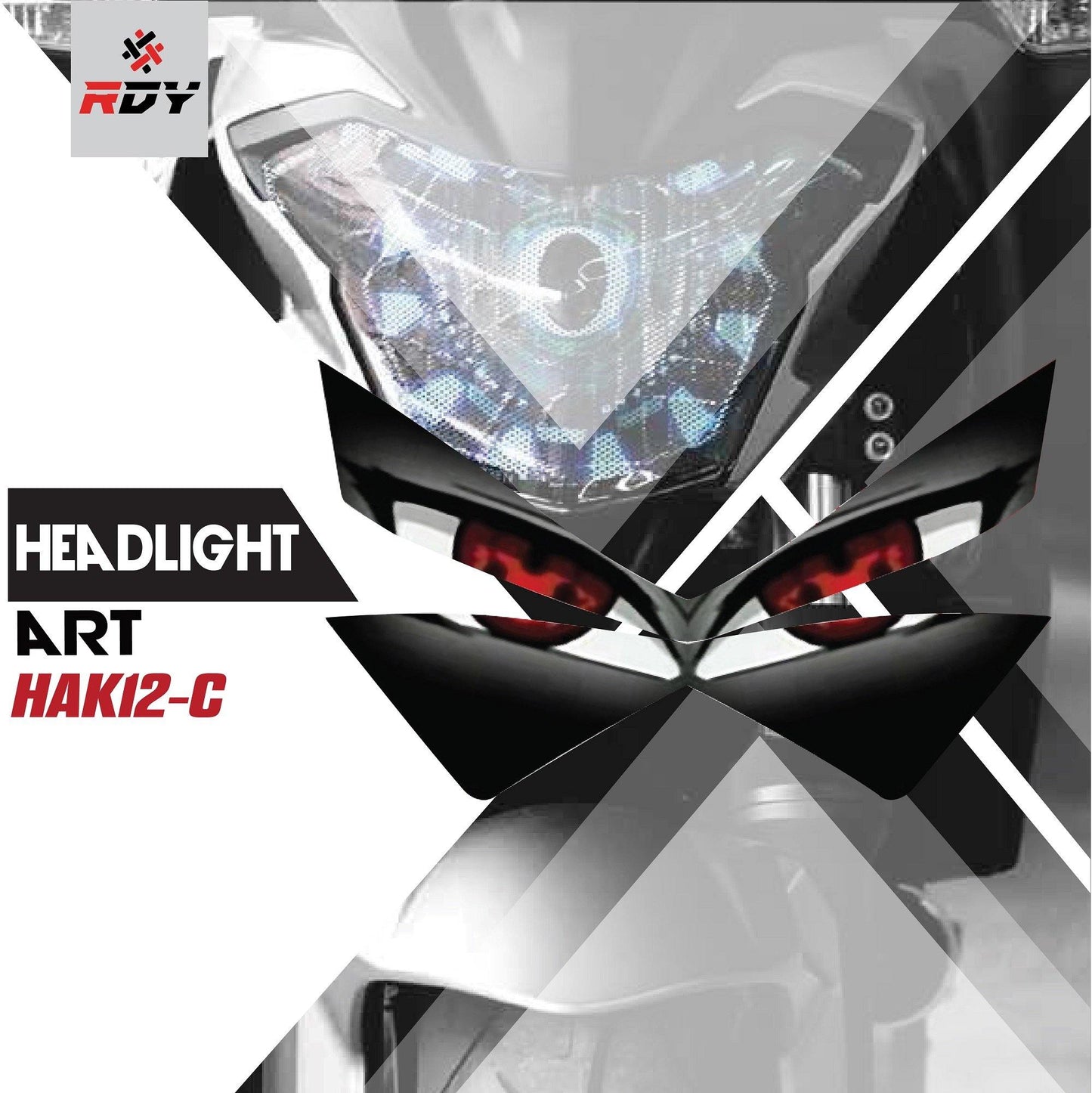 RDY Headlight Art fits for Kawasaki Z800 - Durian Bikers