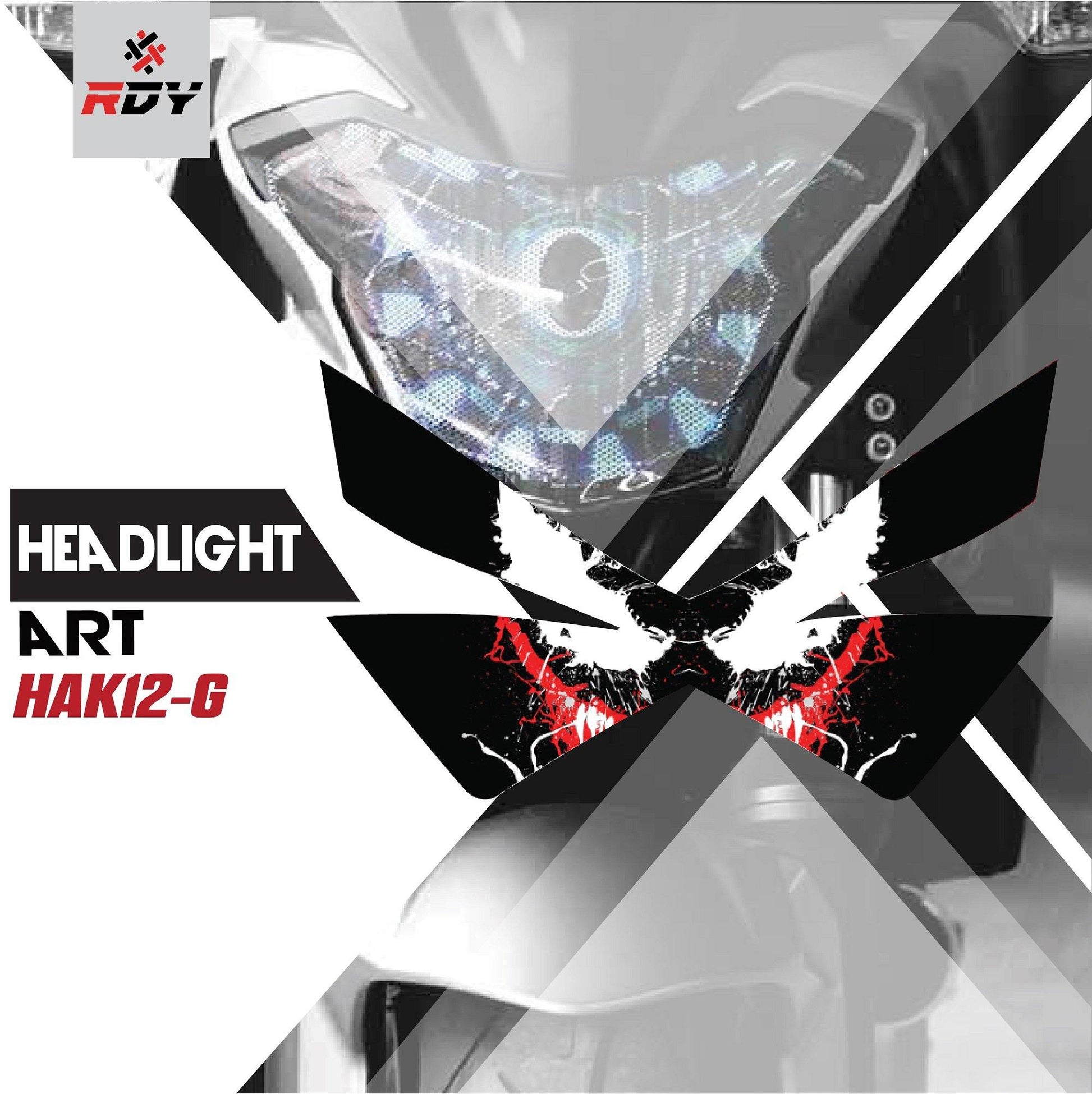 RDY Headlight Art fits for Kawasaki Z800 - Durian Bikers