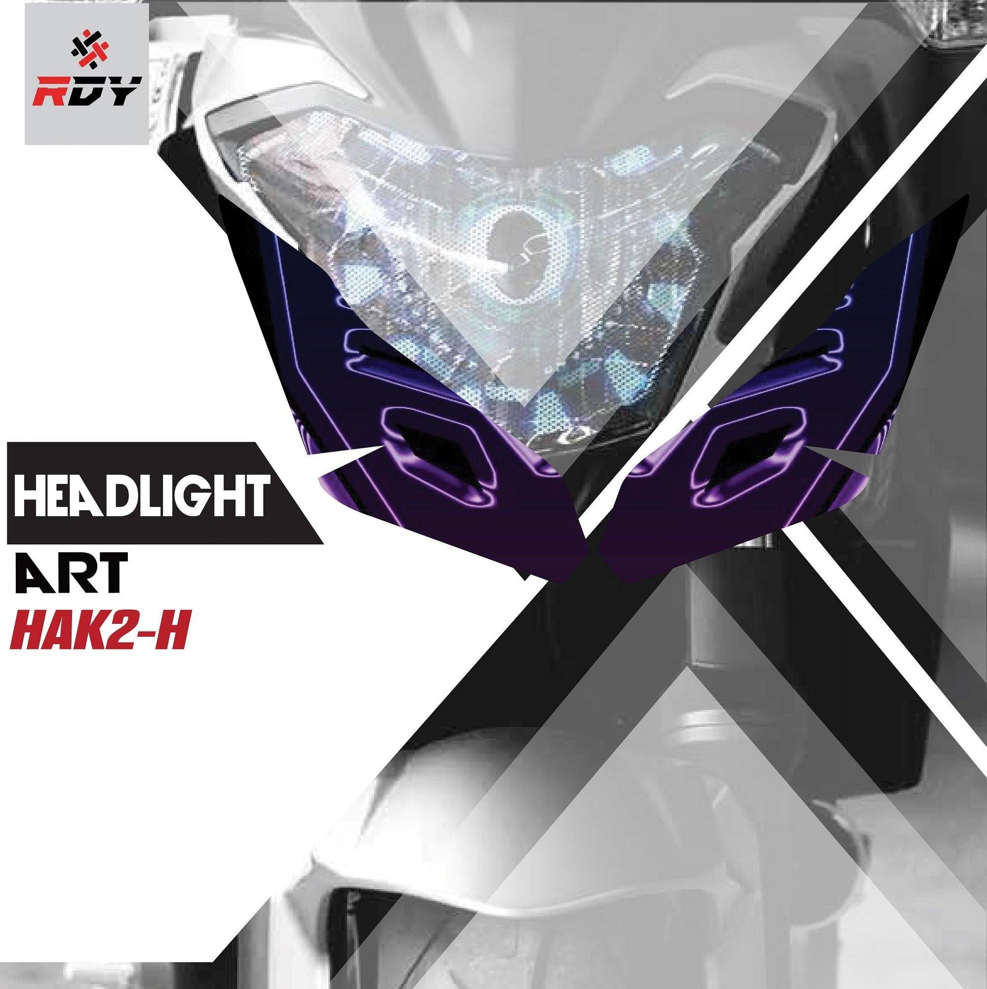 RDY Headlight Art fits for Kawasaki Ninja 250 - Durian Bikers