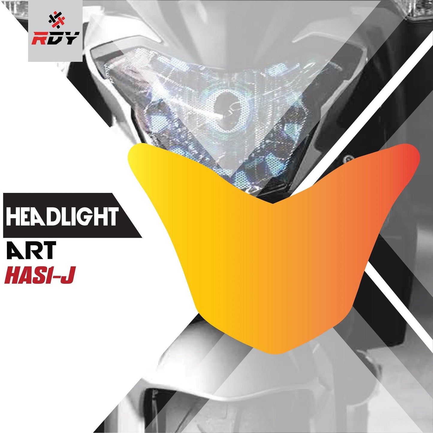 RDY Headlight Art fits for Suzuki GSX750 - Durian Bikers