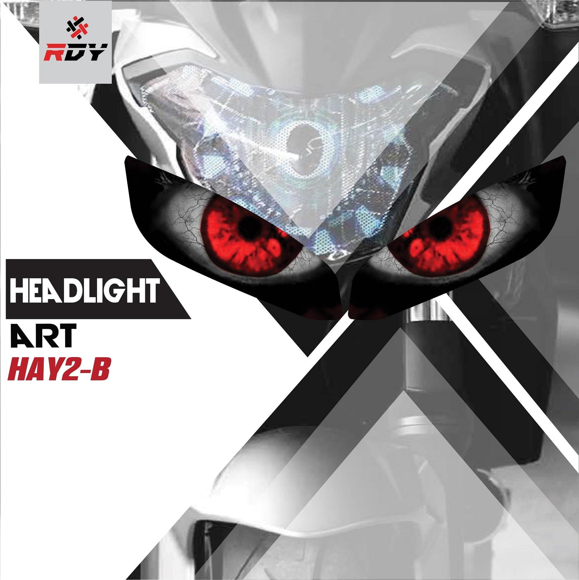 RDY Headlight Art fits for Yamaha R25 ('19) - Durian Bikers