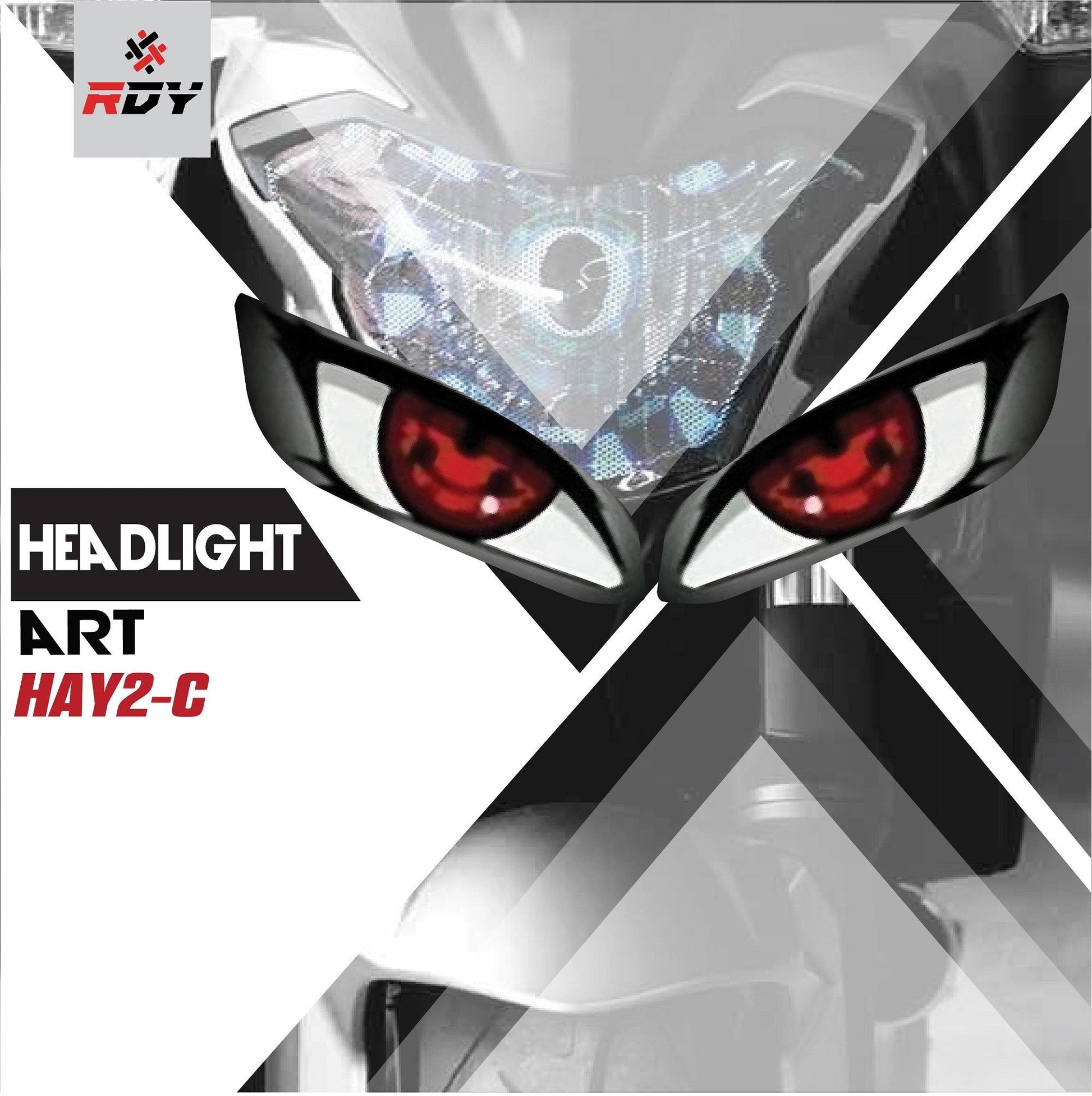 RDY Headlight Art fits for Yamaha R25 ('19) - Durian Bikers