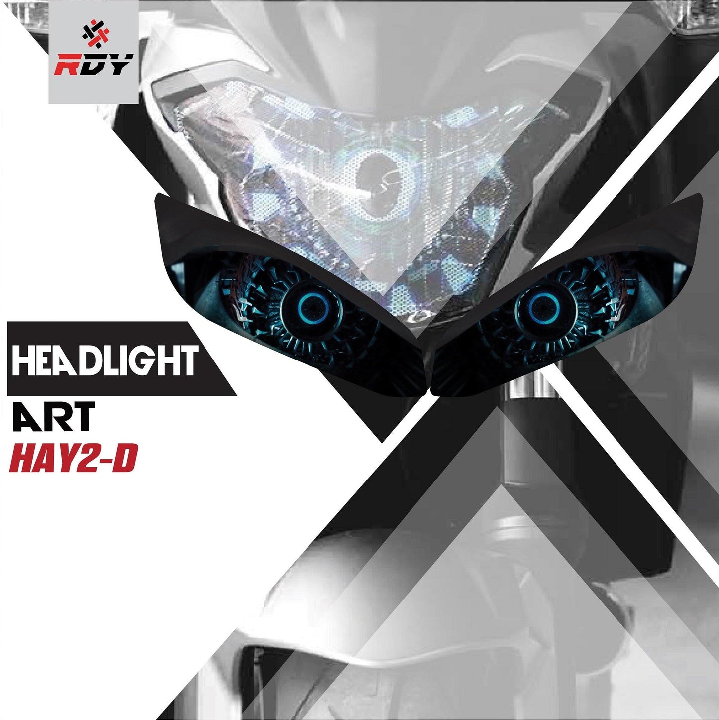 RDY Headlight Art fits for Yamaha R25 ('19) - Durian Bikers
