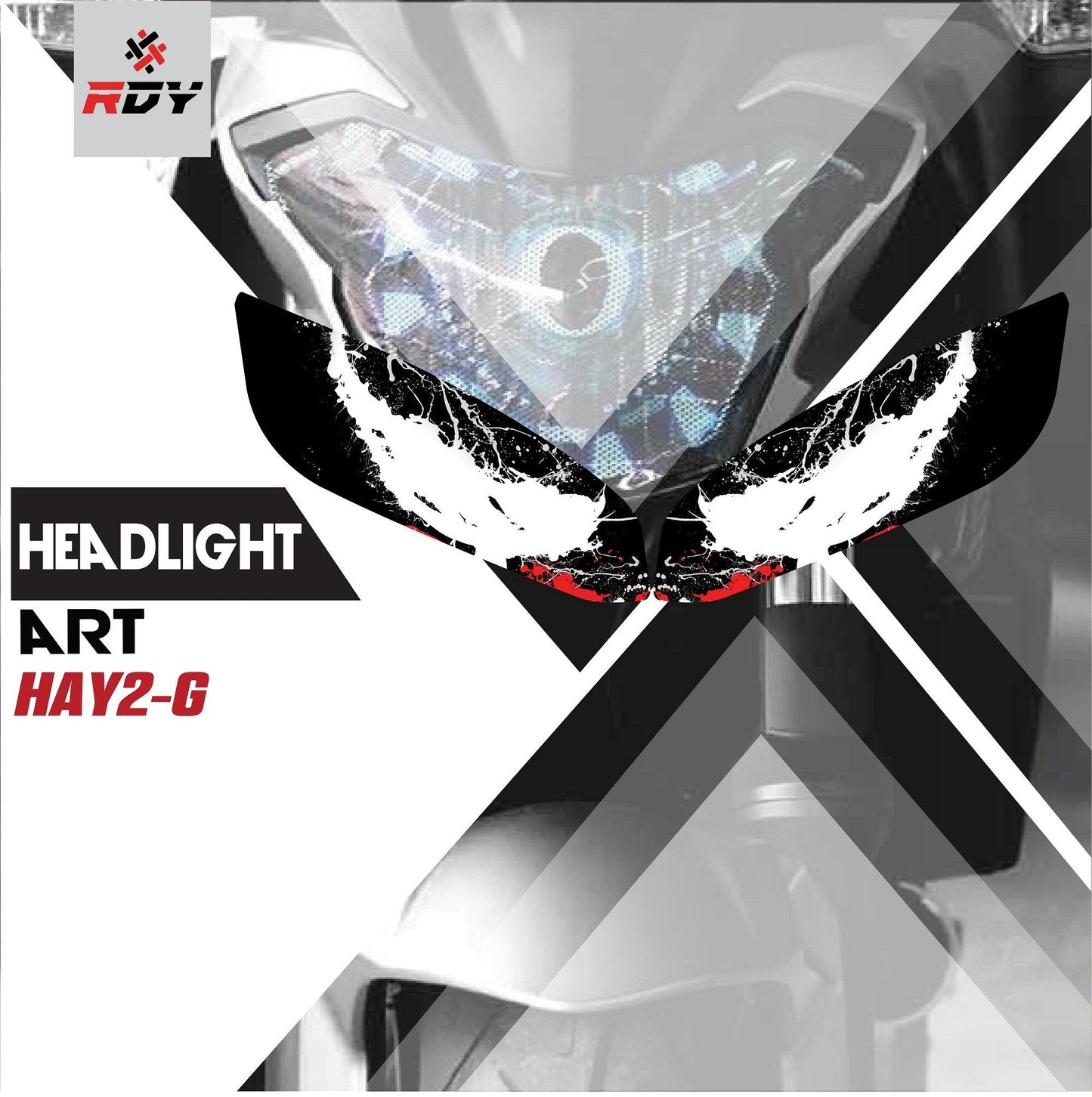 RDY Headlight Art fits for Yamaha R25 ('19) - Durian Bikers